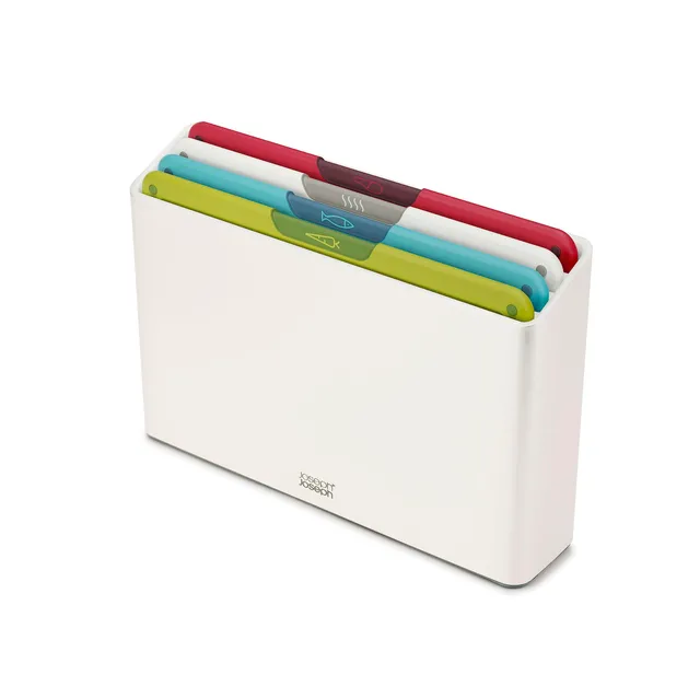 joseph-joseph-folio-icon-set-de-4-planches-d-couper-antid-rapantes-code-couleur- image 1