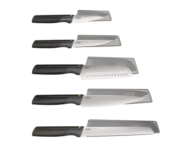 joseph-joseph-elevate-duo-ensemble-de-5-couteaux-de-cuisine-lames-en-acier-inoxy image 1