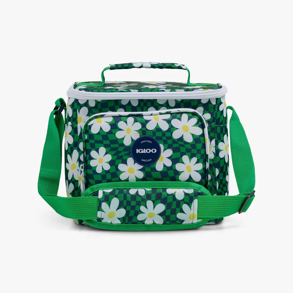 igloo-retro-square-sac-repas-isotherme-souple-r-tro-avec-poche-ext-rieure-et-ban image 1