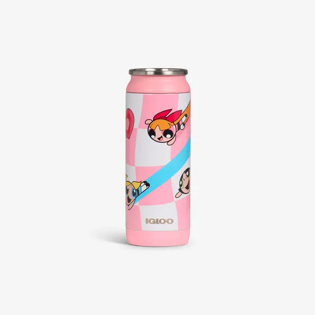 igloo-the-powerpuff-girls-16-oz-can-gobelet-isotherme-en-acier-inoxydable-473-ml image 1