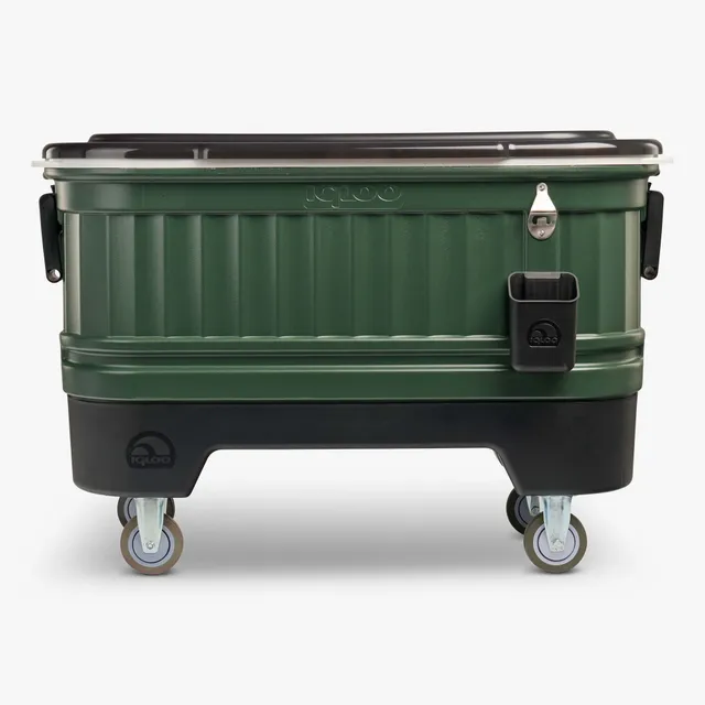 igloo-party-bar-125-qt-glaci-re-bar-roulante-avec-roulettes-verrouillage-et-d-ca image 1
