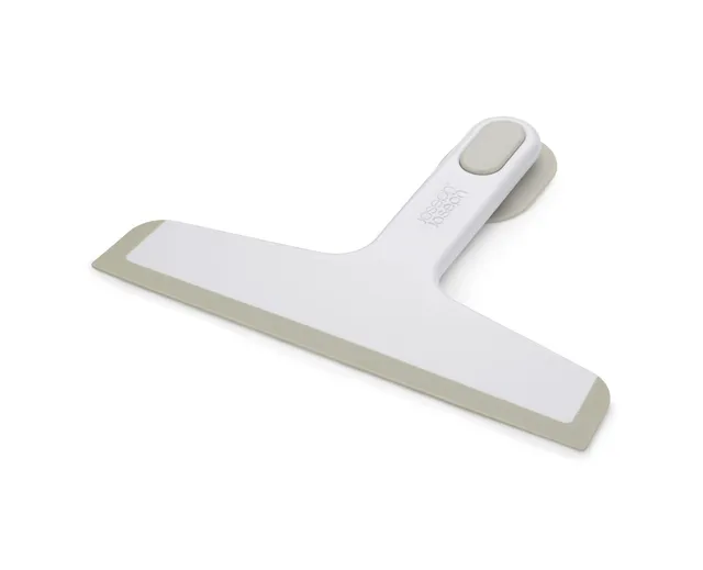joseph-joseph-duo-raclette-de-douche-ultra-plate-blanche-avec-lame-flexible-plei image 1