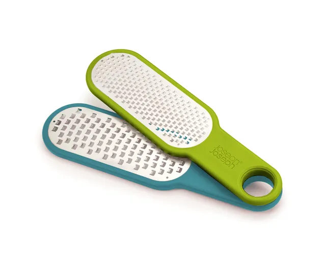 joseph-joseph-duo-set-de-2-r-pes-de-cuisine-fine-et-grossi-re-avec-zesteur-opale image 1