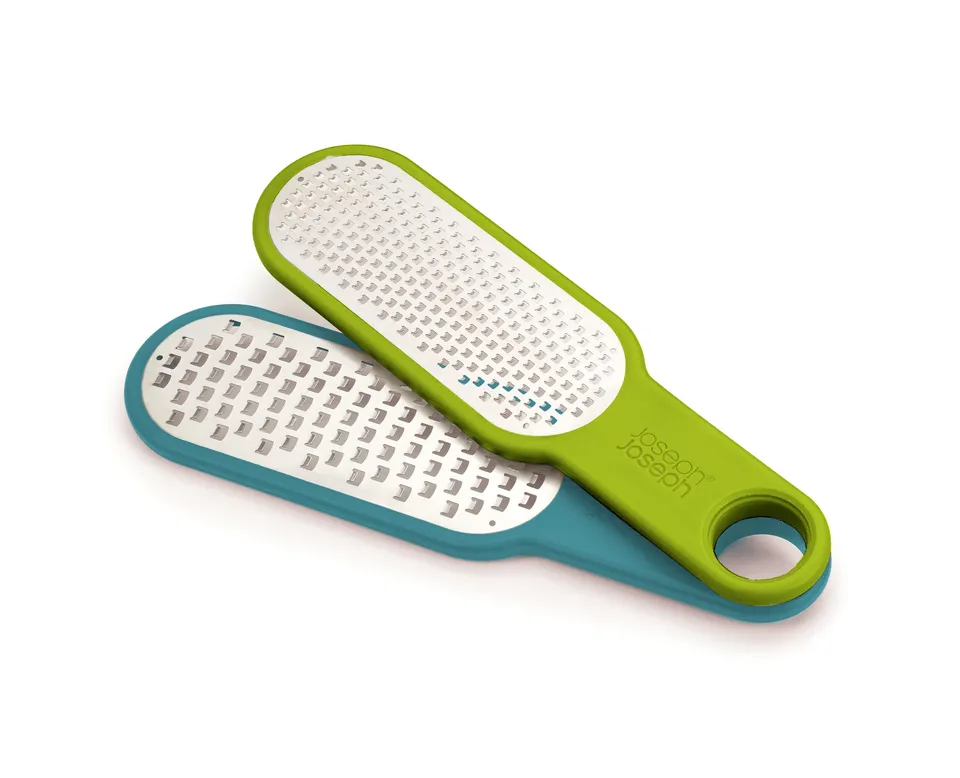 joseph-joseph-duo-set-de-2-r-pes-de-cuisine-fine-et-grossi-re-avec-zesteur-opale image 1