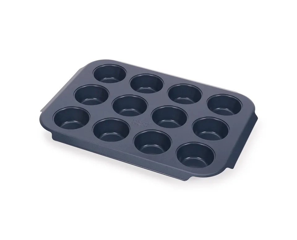 joseph-joseph-nest-plaque-muffins-antiadh-sive-12-tasses-en-acier-au-carbone-poi image 1