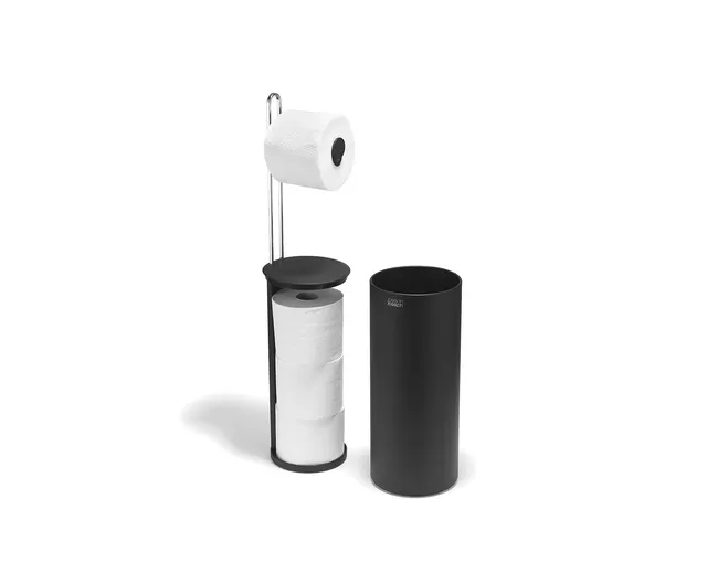 joseph-joseph-easystore-porte-papier-toilette-sur-pied-avec-rangement-dissimul-p image 1
