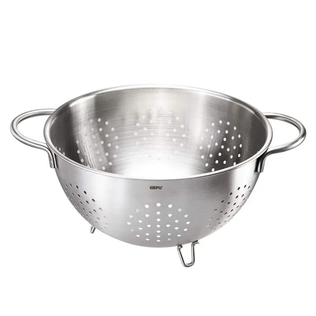 gefu-colino-ge28130-passoire-inox-24-cm-4-l-poign-es-ergonomiques-et-3-pieds-sta image 1
