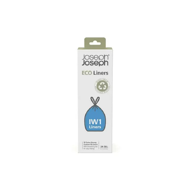joseph-joseph-iw1-sacs-poubelle-cologiques-en-plastique-recycl-24-36-l-avec-ferm image 1