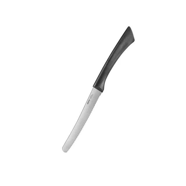 gefu-senso-couteau-universel-lame-dentel-e-11-cm-acier-inoxydable-noir image 1