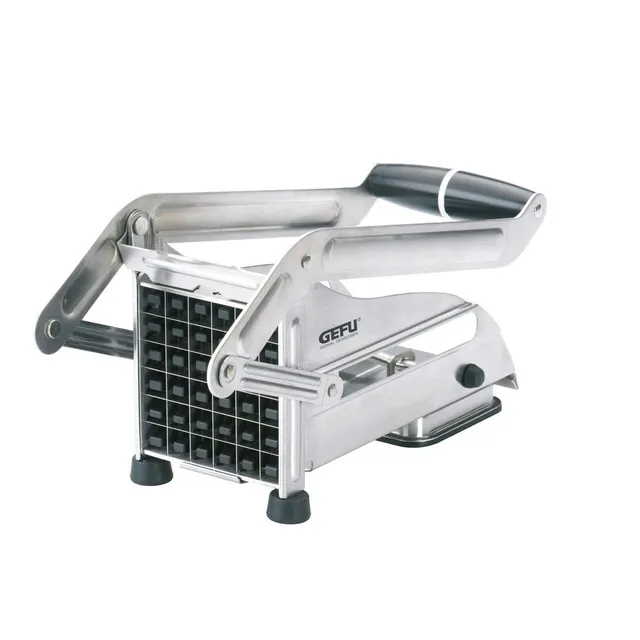 gefu-ge13750-coupe-frites-en-acier-inoxydable-avec-ventouse-et-poussoir-36-frite image 1