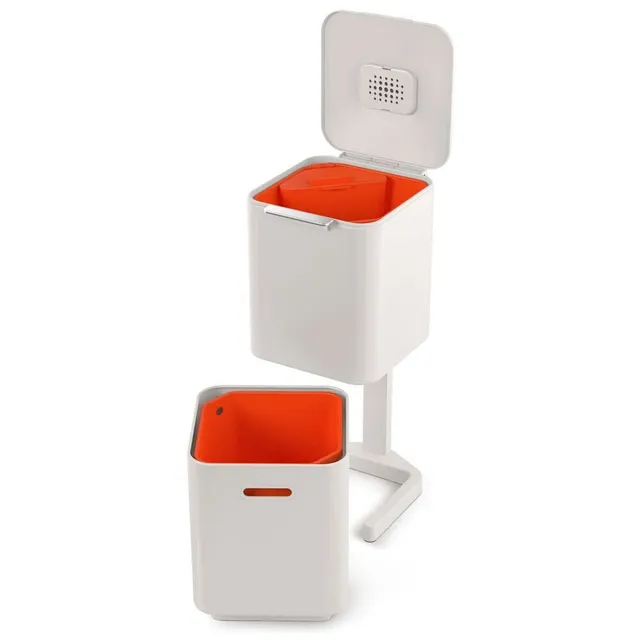 joseph-joseph-totem-compact-poubelle-de-tri-et-recyclage-40-l-en-acier-inoxydabl image 1
