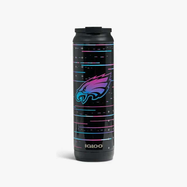 igloo-nfl-neon-philadelphia-eagles-20-oz-flip-n-sip-gobelet-isotherme-sous-licen image 1