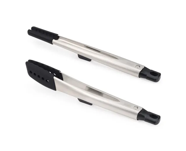 joseph-joseph-elevate-fusion-lot-de-2-pinces-de-cuisine-inox-et-silicone-r-sista image 1