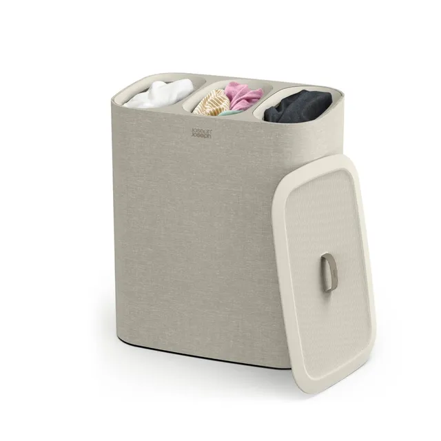 joseph-joseph-tota-trio-panier-linge-90-litres-avec-couvercle-3-sacs-de-tri-amov image 1