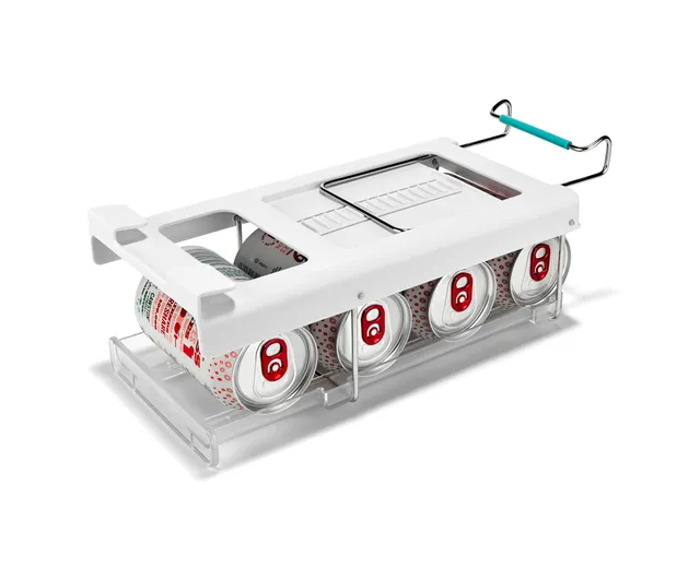 joseph-joseph-fridgestore-rangement-canettes-pliable-sous-tag-re-de-frigo-4-cane image 1