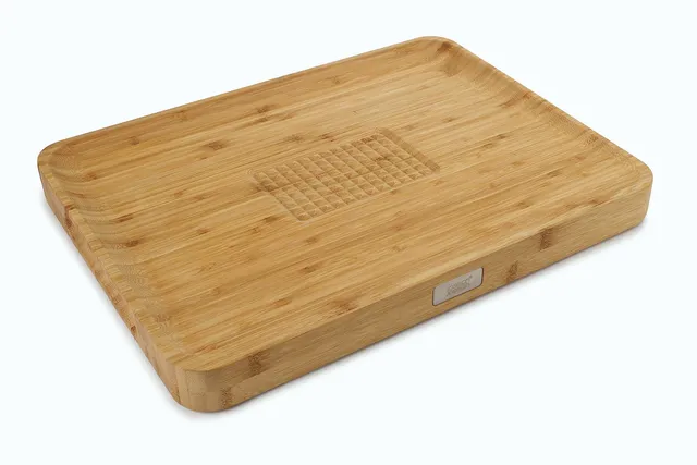 joseph-joseph-cut-carve-planche-d-couper-en-bambou-naturel-avec-grip-central-bor image 1