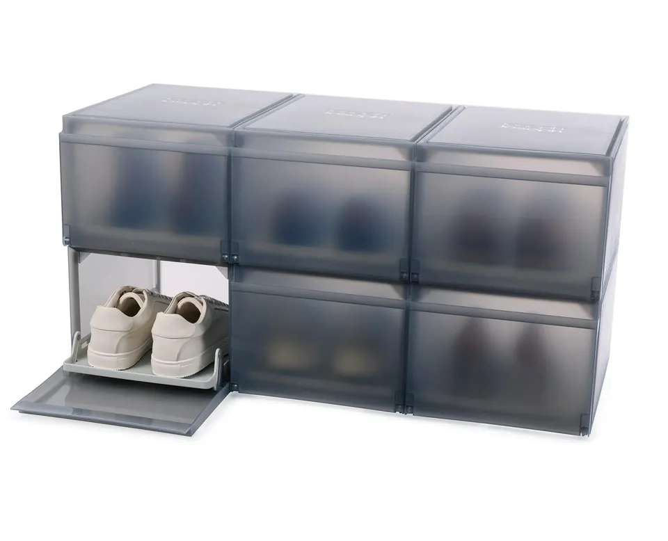joseph-joseph-shoecase-bo-te-de-rangement-chaussures-lot-de-6-plateau-coulissant image 1