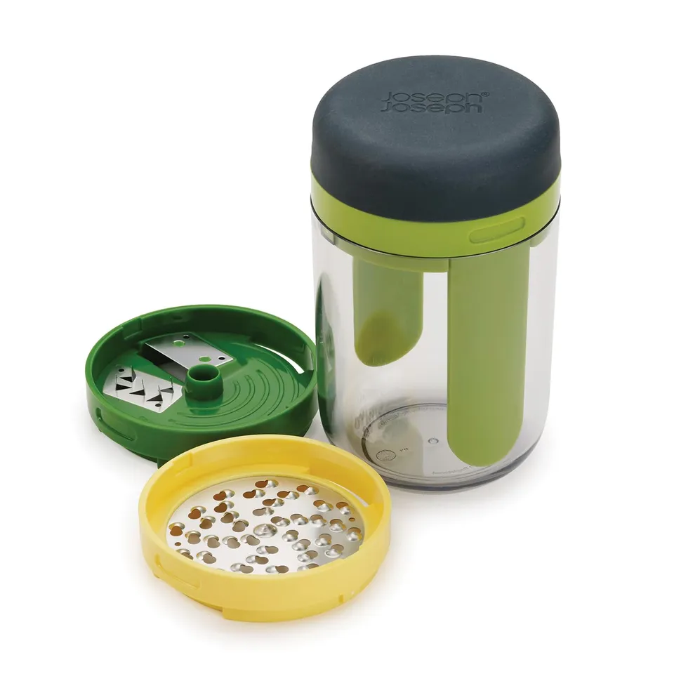 joseph-joseph-spiro-spiraliseur-manuel-3-en-1-avec-r-cipient-int-gr-r-pe-fromage image 1