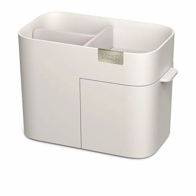 joseph-joseph-viva-organiseur-de-maquillage-beige-compact-avec-tiroir-fermeture- image 1