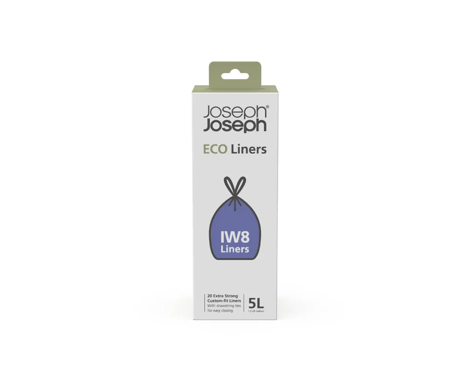 joseph-joseph-iw8-eco-20-sacs-poubelle-cologiques-5-l-en-plastique-recycl-fermet image 1