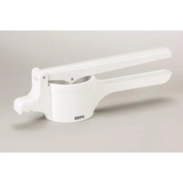 gefu-13150-presse-pur-e-en-acier-inoxydable-avec-3-disques-interchangeables-blan image 1