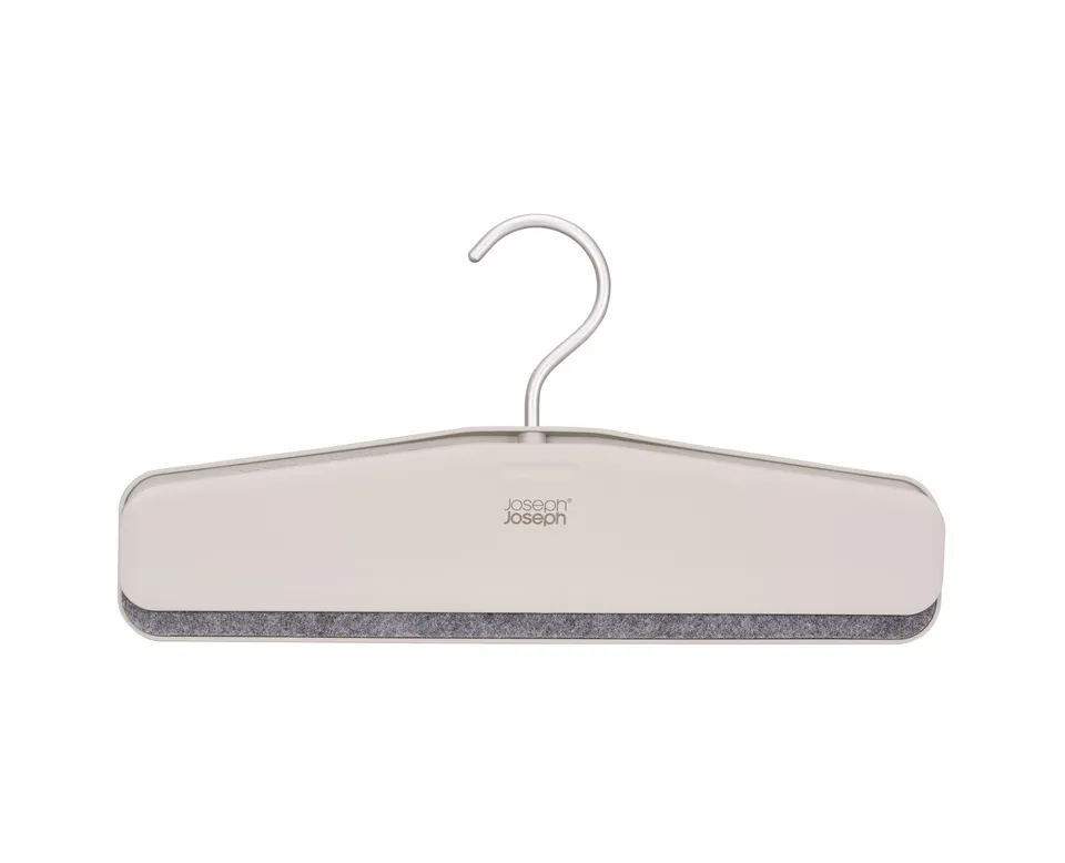 joseph-joseph-orderly-lot-de-2-cintres-pantalons-et-jupes-clip-poign-e-en-feutre image 1
