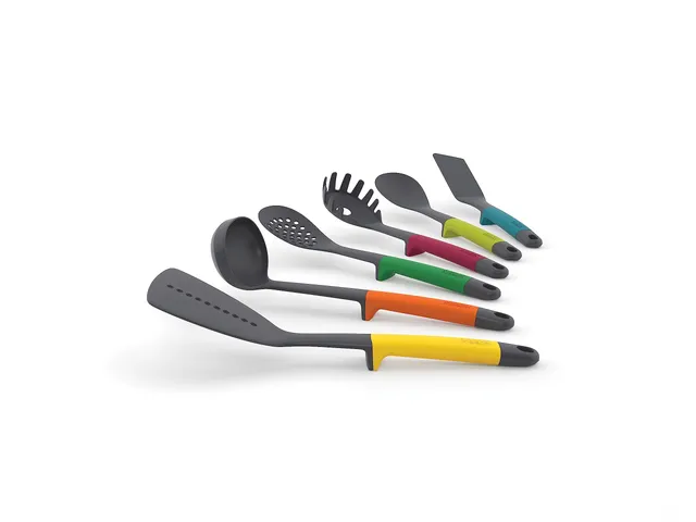 joseph-joseph-elevate-set-de-6-ustensiles-de-cuisine-en-nylon-r-sistants-la-chal image 1