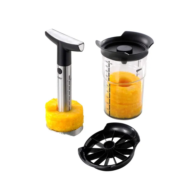 gefu-professional-plus-ge13550-coupe-ananas-inox-12-segments-avec-r-cipient-grad image 1