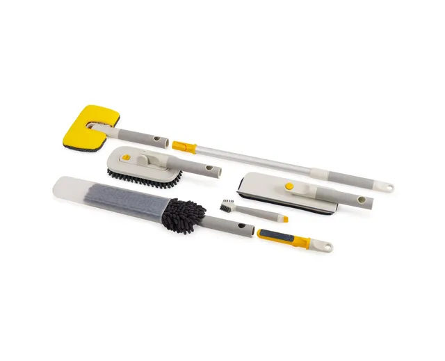 joseph-joseph-cleantech-set-de-nettoyage-profond-5-outils-avec-poign-e-t-lescopi image 1
