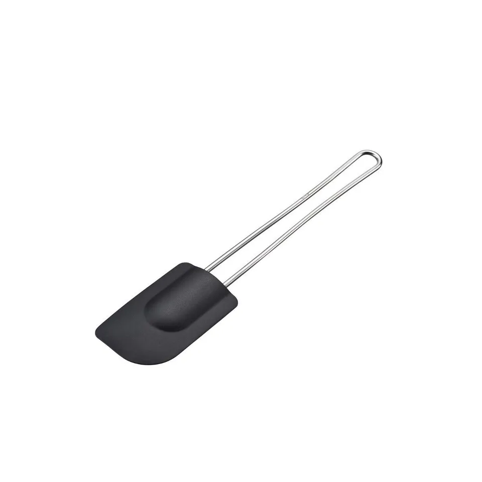 gefu-cremoso-14350-grattoir-p-te-spatule-de-cuisson-silicone-noir-25-cm-l-chefri image 1