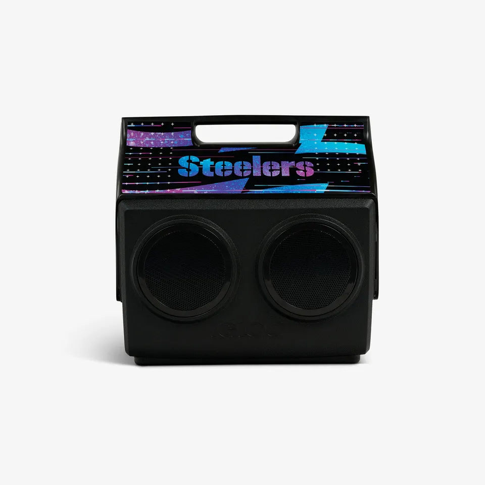 igloo-kooltunes-nfl-pittsburgh-steelers-neon-glaci-re-bluetooth-14-qt-avec-encei image 1