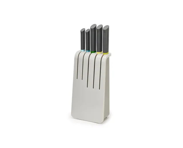 joseph-joseph-duo-bloc-de-couteaux-5-pi-ces-lames-japonaises-en-acier-inoxydable image 1