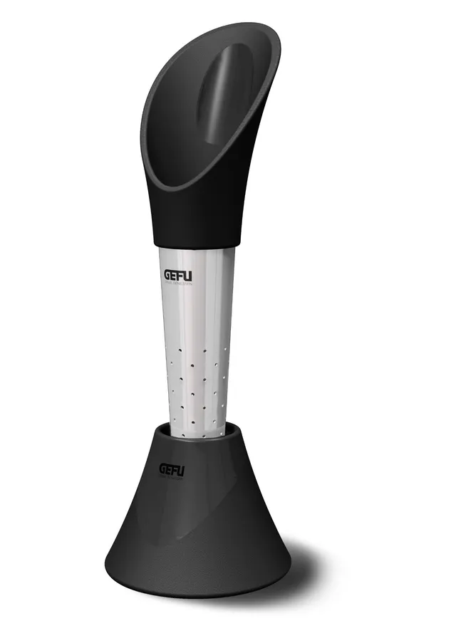 gefu-tealeaf-ge12870-infuseur-th-en-acier-inoxydable-noir-avec-entonnoir-doseur- image 1
