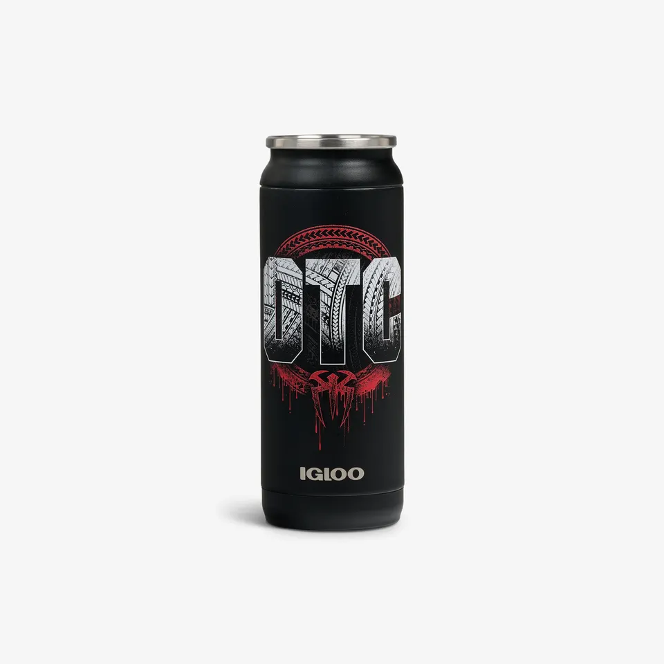 igloo-wwe-roman-reigns-otc-gourde-inox-16-oz-dition-mat-noir image 1