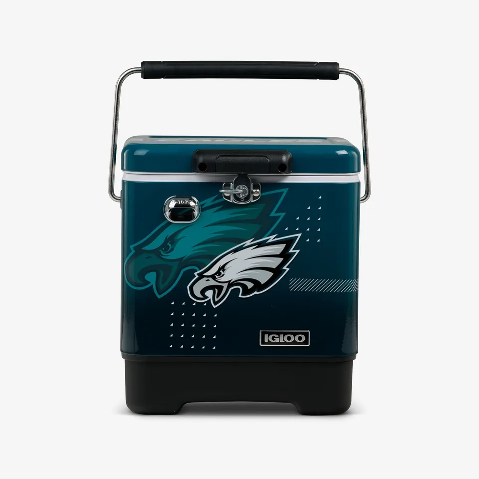 igloo-nfl-legacy-glaci-re-en-acier-20-qt-sous-licence-officielle-nfl-style-r-tro image 1
