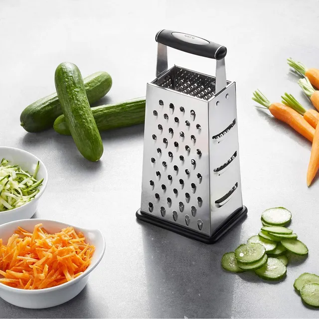 gefu-quarta-r-pe-4-faces-acier-inoxydable-r-pe-carr-e-multifonction-de-cuisine image 1