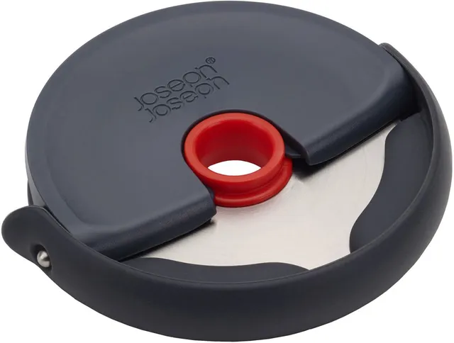 joseph-joseph-disc-coupe-pizza-lame-acier-inoxydable-amovible-manche-silicone-an image 1