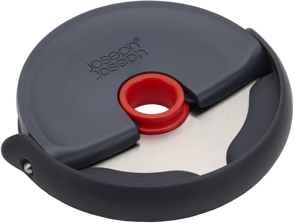 joseph-joseph-disc-coupe-pizza-lame-acier-inoxydable-amovible-manche-silicone-an image 1