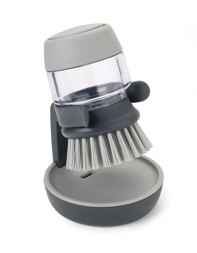 joseph-joseph-palm-scrub-brosse-vaisselle-avec-r-servoir-liquide-vaisselle-int-g image 1