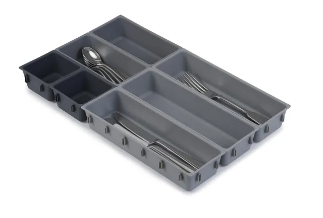 joseph-joseph-blox-ensemble-de-7-compartiments-de-rangement-modulaires-pour-tiro image 1