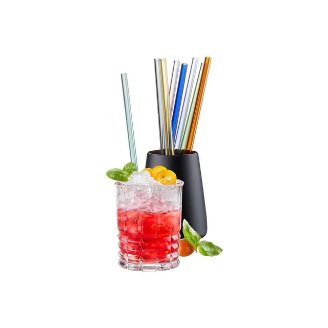 gefu-future-lot-de-8-pailles-r-utilisables-en-verre-borosilicate-23-cm image 1