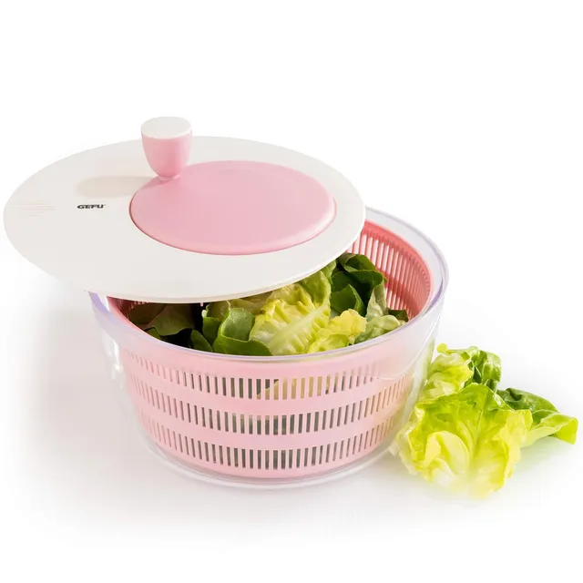 gefu-rotare-colour-edition-essoreuse-salade-manivelle-3-l-rose image 1