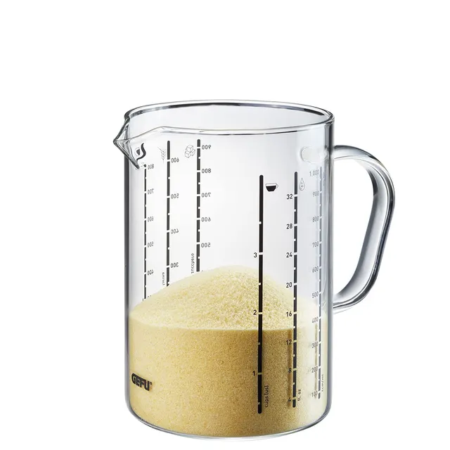 gefu-meti-14452-verre-doseur-1000-ml-transparent image 1