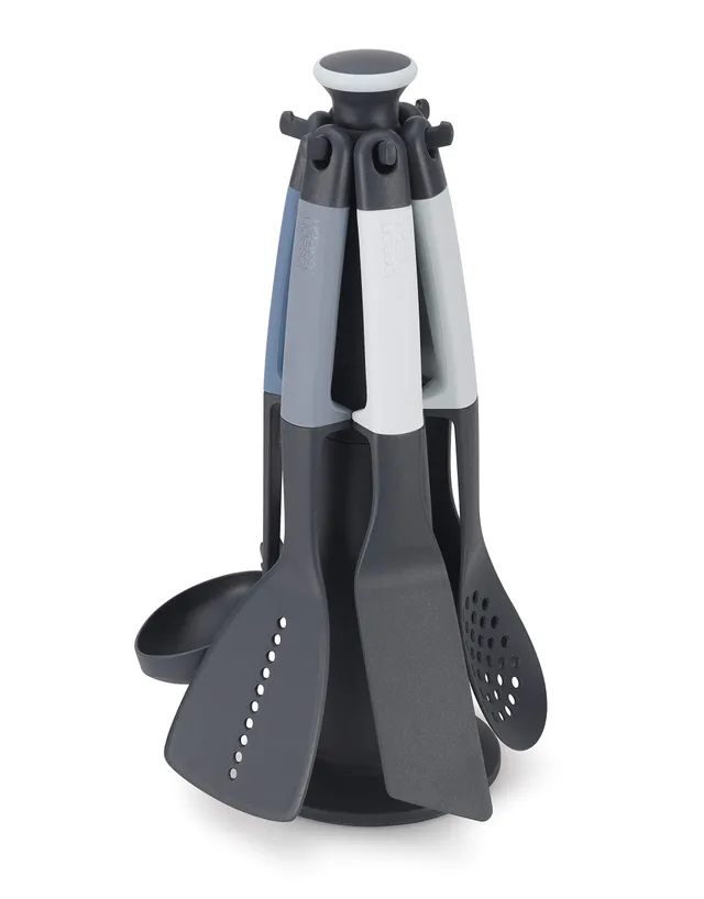 joseph-joseph-elevate-lot-de-6-ustensiles-de-cuisine-en-nylon-avec-porte-ustensi image 1
