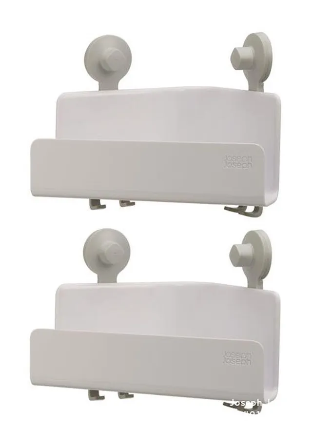 joseph-joseph-easystore-lot-de-2-paniers-de-douche-d-angle-auto-drainants-sans-p image 1
