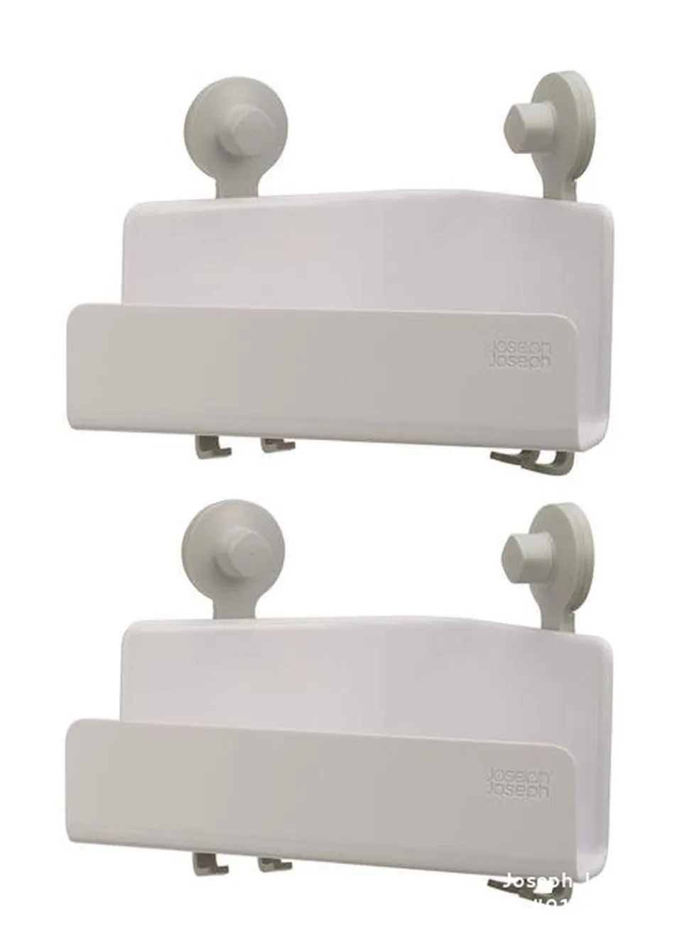 joseph-joseph-easystore-lot-de-2-paniers-de-douche-d-angle-auto-drainants-sans-p image 1