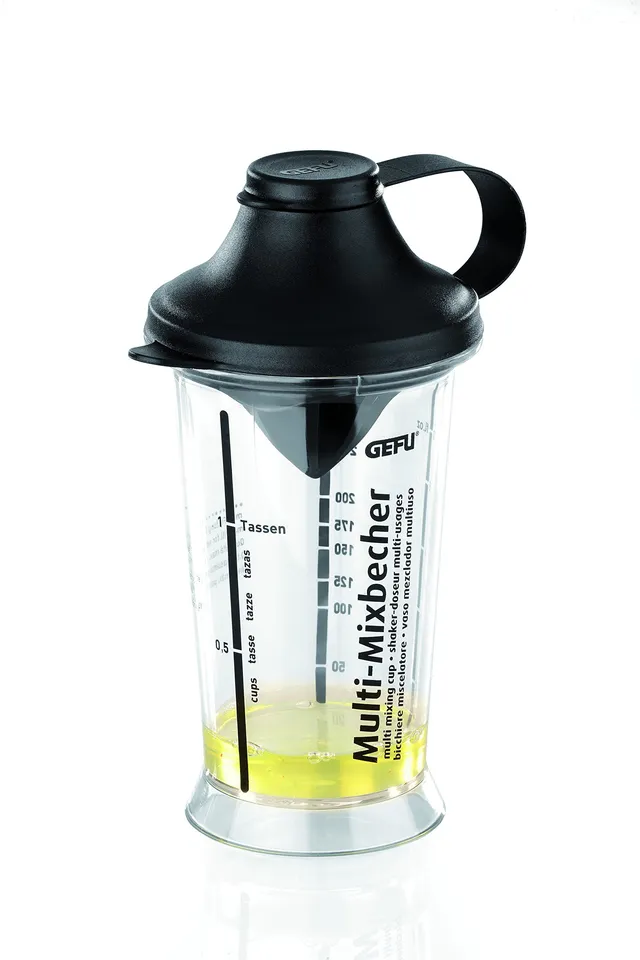 gefu-ge14470-shaker-doseur-multi-usages-300-ml-graduations-ml-cups-fl-oz-bec-ver image 1