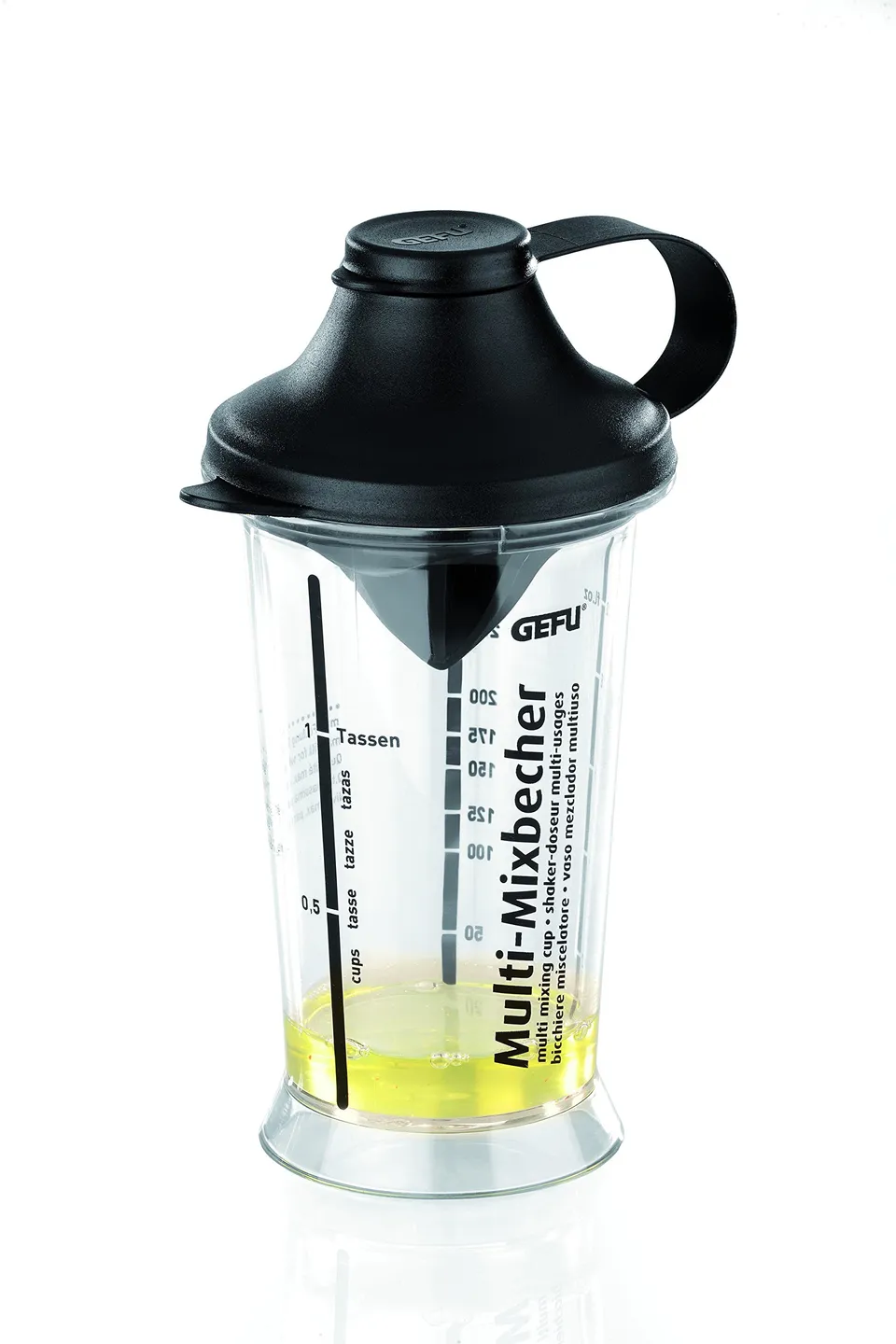 gefu-ge14470-shaker-doseur-multi-usages-300-ml-graduations-ml-cups-fl-oz-bec-ver image 1