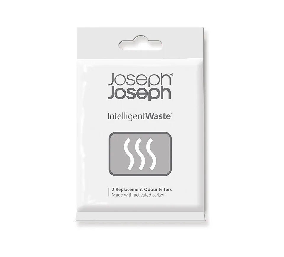 joseph-joseph-intelligent-waste-lot-de-2-filtres-de-rechange-au-charbon-actif-po image 1