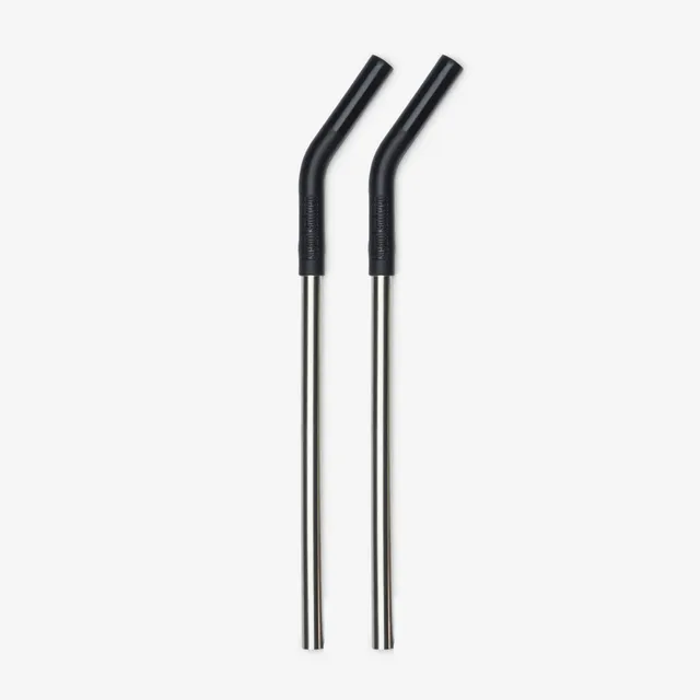 klean-kanteen-stainless-steel-straw-2-pack-2-pailles-r-utilisables-noires-en-aci image 1